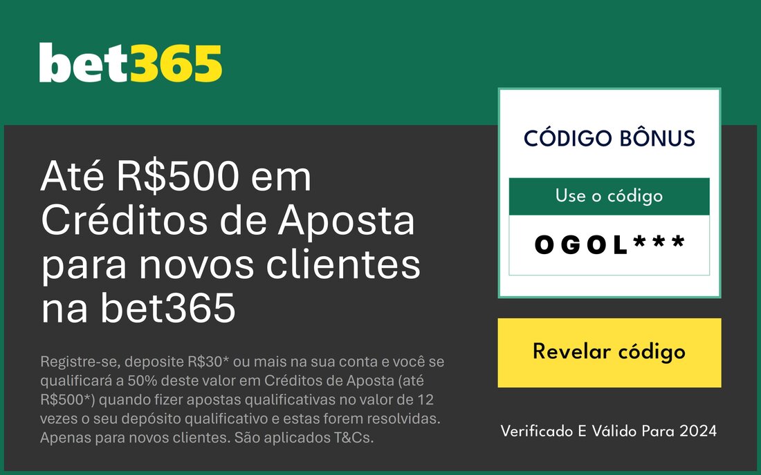 O bônus de boas-vindas no Bet365